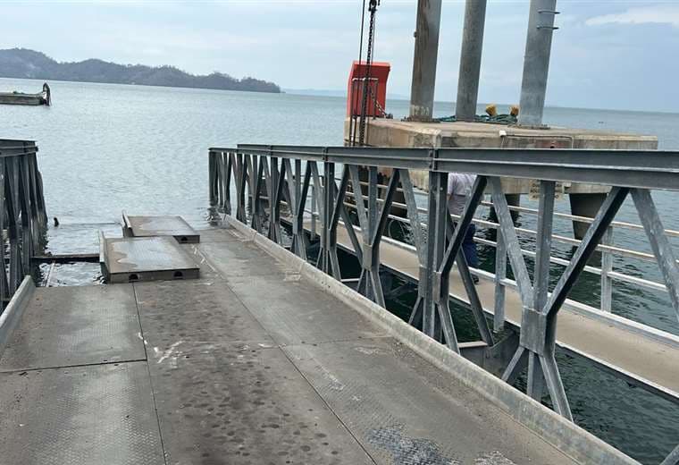 Reparación de rampa de acceso a terminal de Paquera tardará dos meses, según MOPT