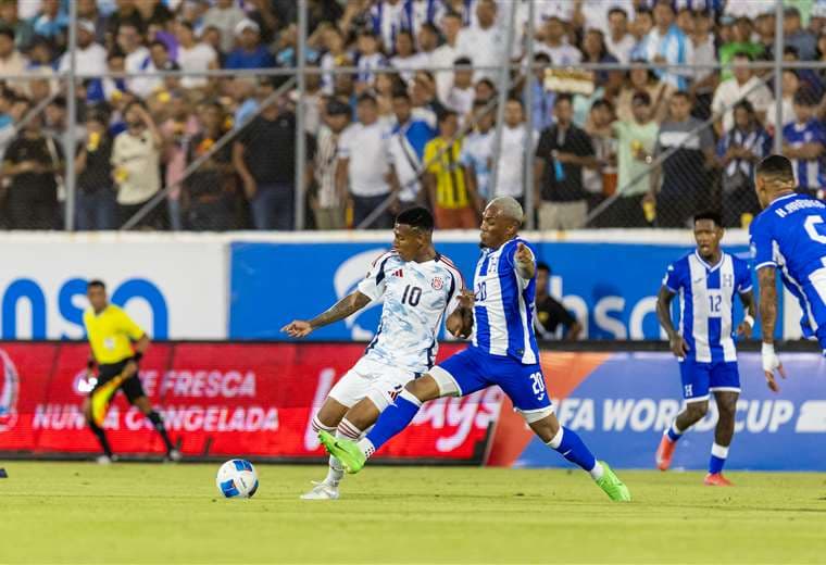 Honduras-Costa Rica./Crédito: Fedefútbol