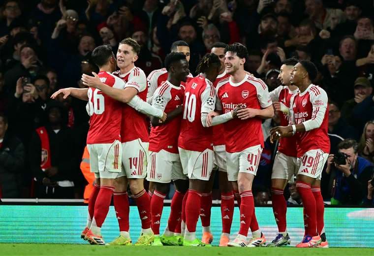 Arsenal, Barcelona y PSG destacan en jornada de goleada en la Champions