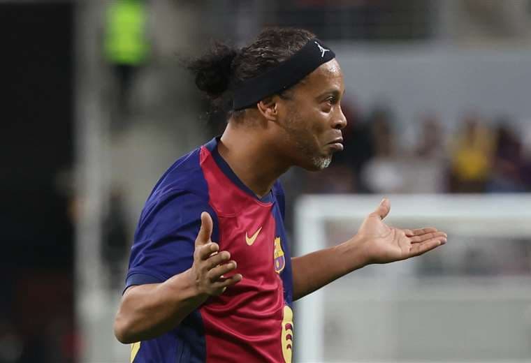 Ronaldinho, FC Barcelona/Crédito: AFP