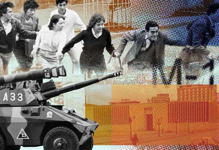 Las "28 horas de terror" de la Toma del Palacio de Justicia en Colombia