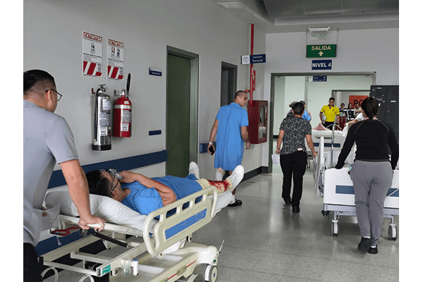 Hospital de Heredia involucra a sus pacientes en Simulacro Nacional