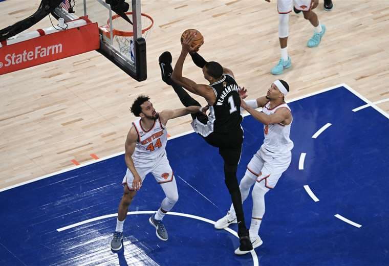 Wembanyama acepta el rol de nuevo "villano" en Nueva York