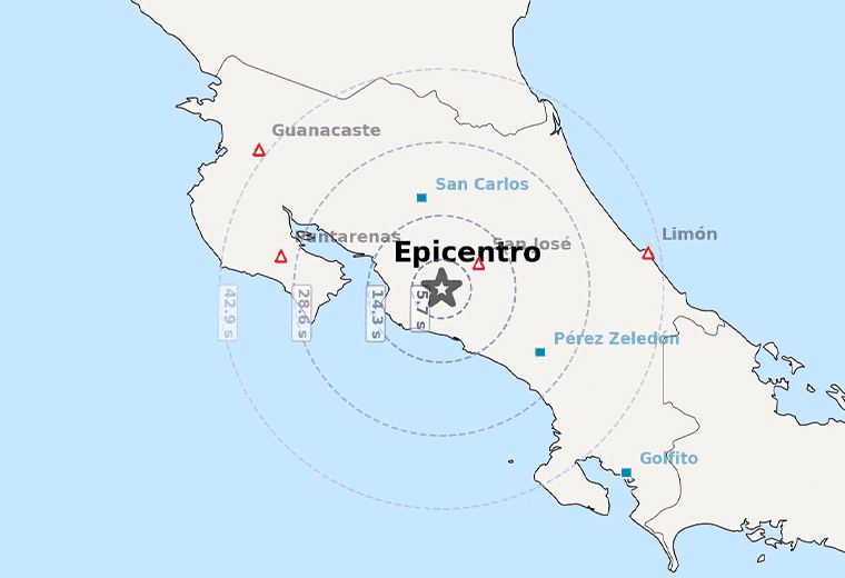 Temblor sacude la Gran Área Metropolitana