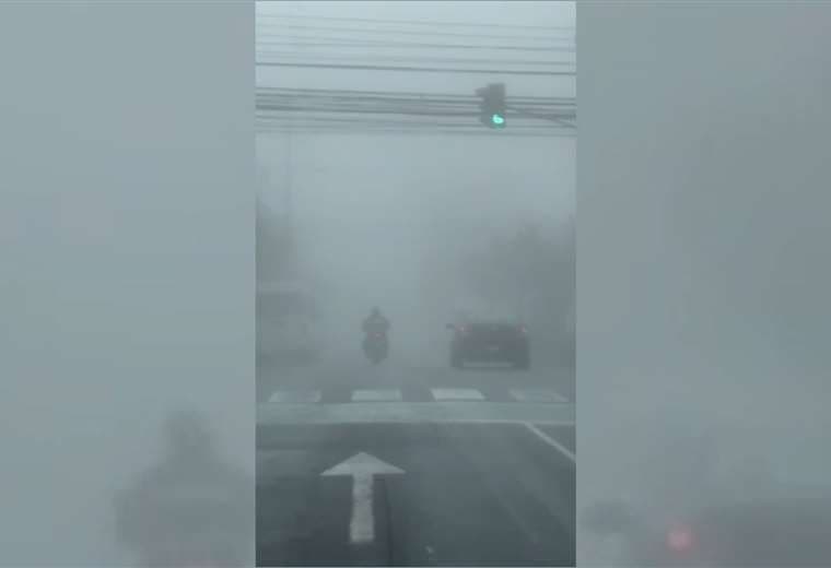 ¡Maneje con precaución! Niebla dificulta visibilidad en el Valle Central