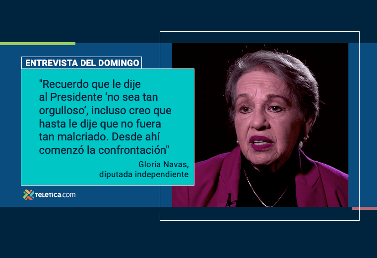 Gloria Navas: "No quisiera que me dijeran narcoabuela, pero es el malcriado del Presidente"