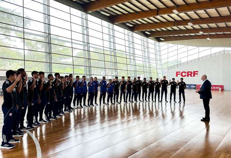 Juramentación selección Sub17 masculina/Prensa Fedefútbol