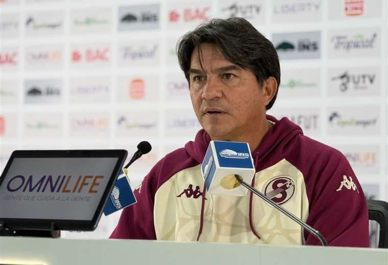 Vladimir Quesada, técnico de Saprissa/Crédito: Adrián García