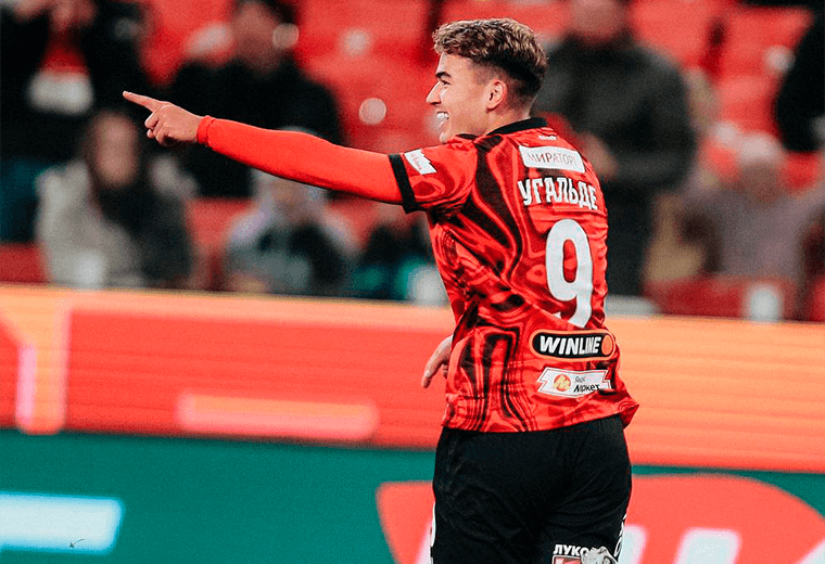 Manfred Ugalde sigue anotando en Rusia