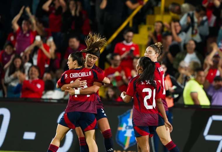 Priscilla Chinchilla, selección Femenina ante Brasil/Crédito: Juan Manuel Quirós