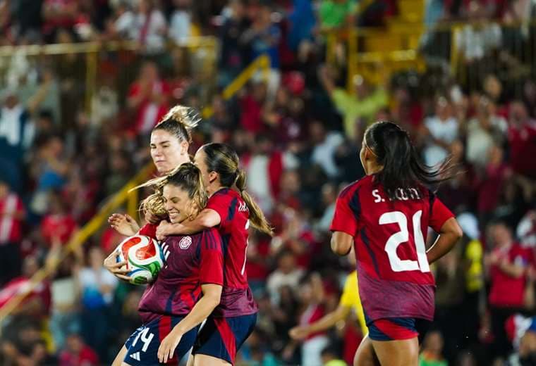 Priscilla Chinchilla, selección Femenina ante Brasil/Crédito: Juan Manuel Quirós