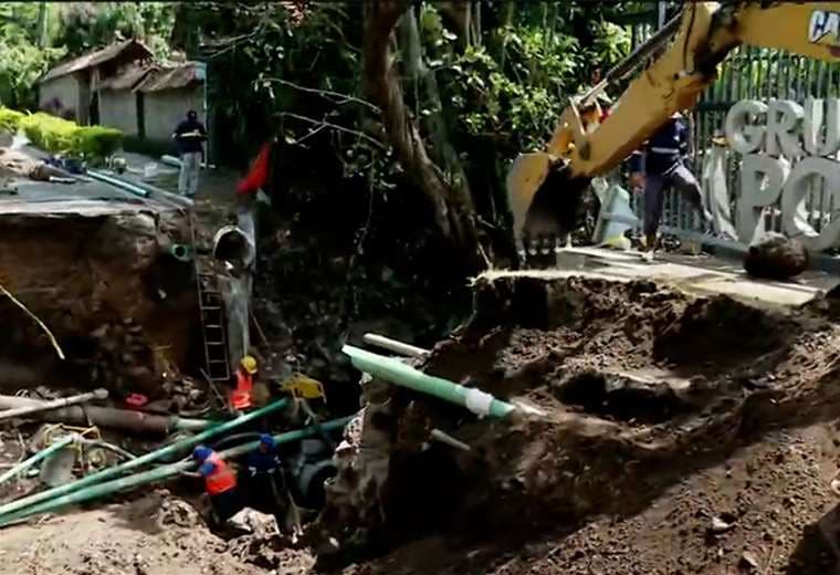 Al menos 80 mil vecinos de Santa Ana y Escazú sin agua por ruptura de tubo madre