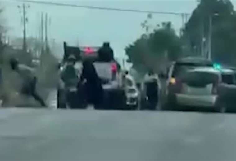 Atentado con armas de fuego frente a oficiales de tránsito en Pérez Zeledón quedó grabado en video