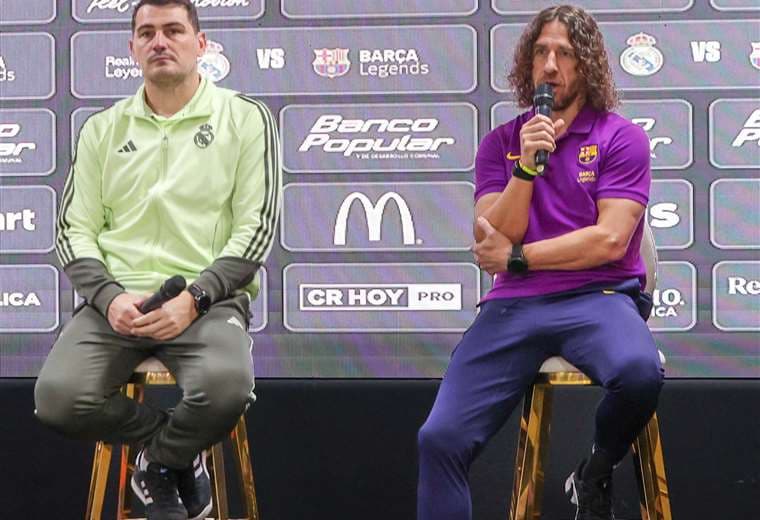 Iker Casillas y Carles Puyol/Crédito: José Fernando Araya