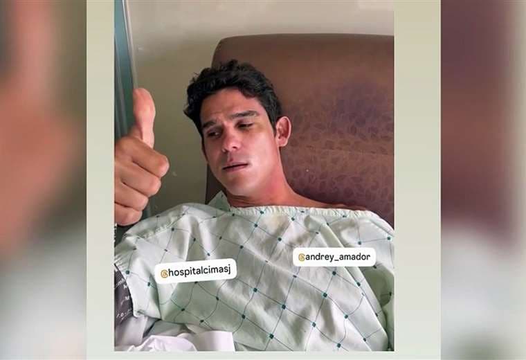 Andrey Amador brinda sus primeras palabras tras su accidente