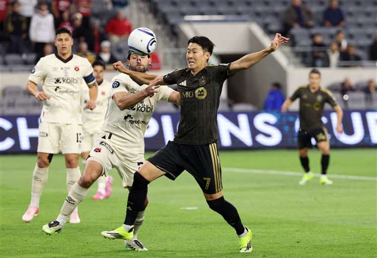 Los Angeles FC-Alajuelense. AFP