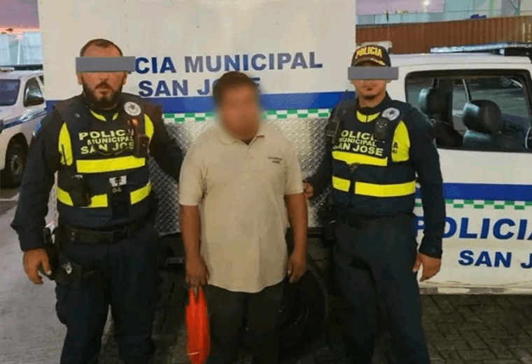 Detienen en San José a guarda de seguridad requerido por Interpol