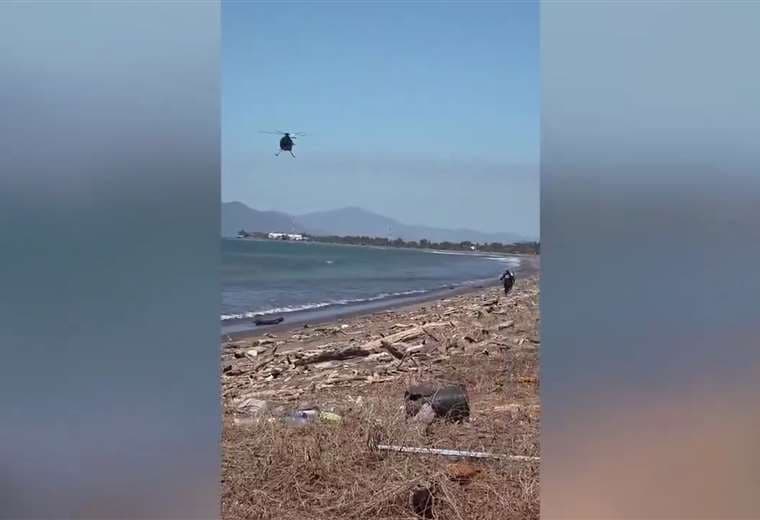 Con helicóptero y por la playa: así detuvo Fuerza Pública a motociclistas que evadieron retenes