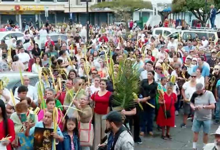 San José se llenó de fe con la tradicional procesión del Domingo de Ramos