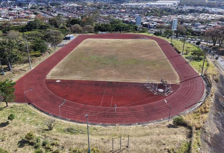 Pista de atletismo Rafael Ángel Pérez. Foto: Cortesía CCDR San José