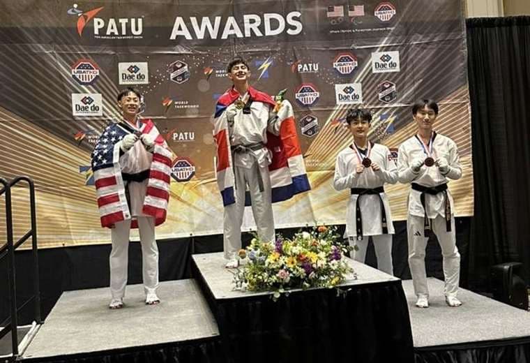 Joshua Sósimo gana oro para Costa Rica en el U.S. Open de Taekwondo