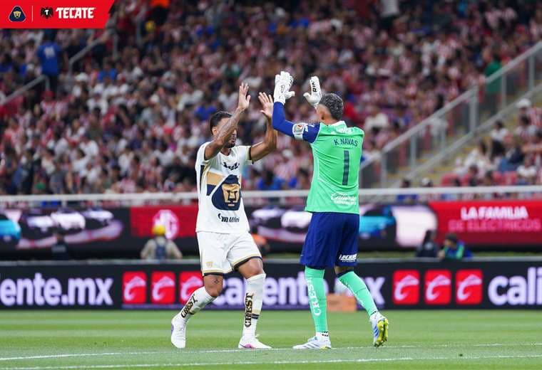 Keylor Navas. Foto: Prensa Pumas