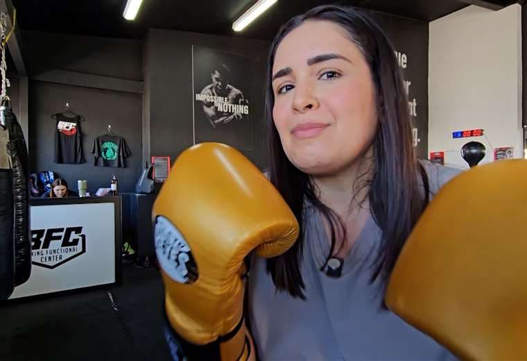 Diana Vásquez se puso los guantes de boxeo por un día en Alajuela y esto fue lo que vivió